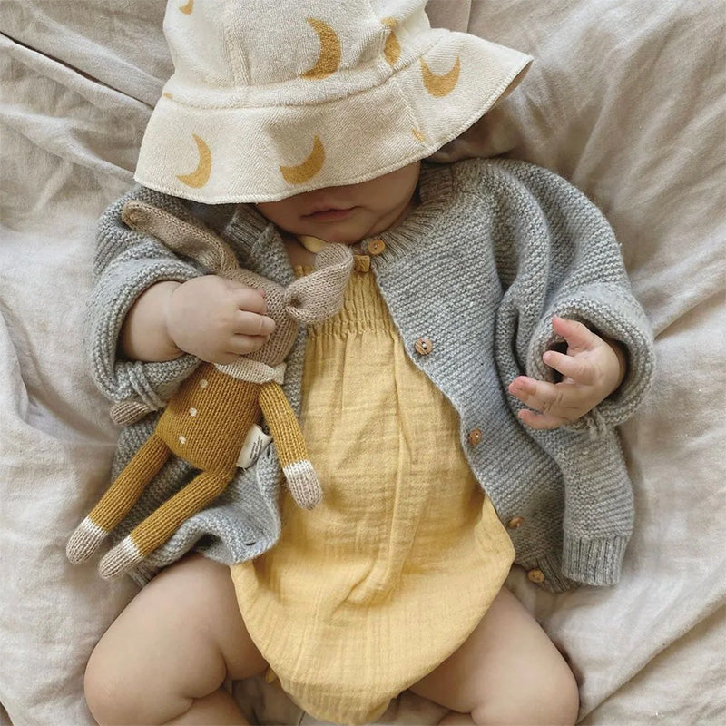 Baby Wool Cardigan | Feather