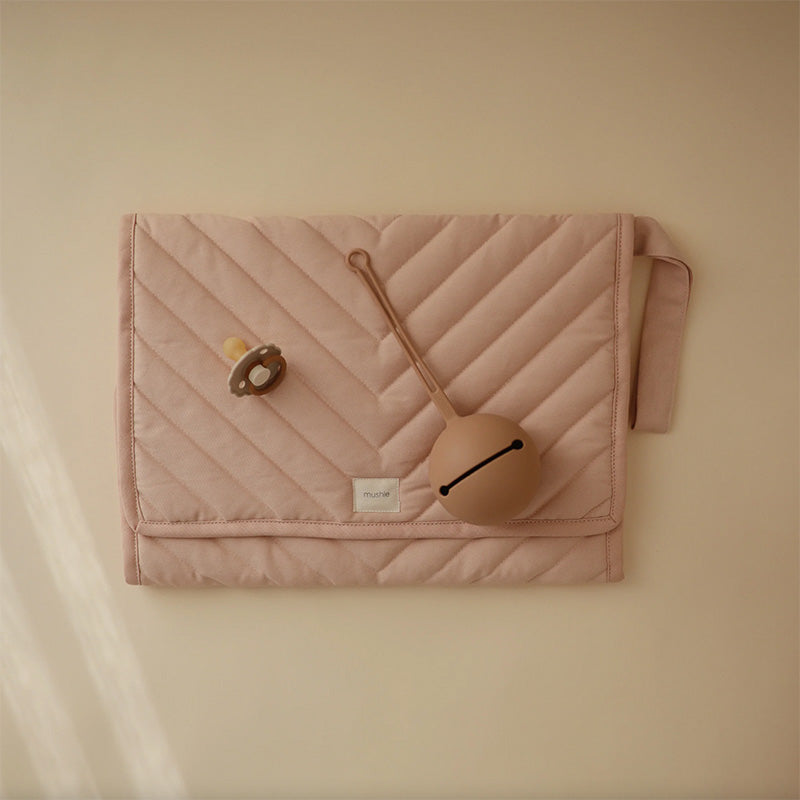 Portable Changing Mat - Blush