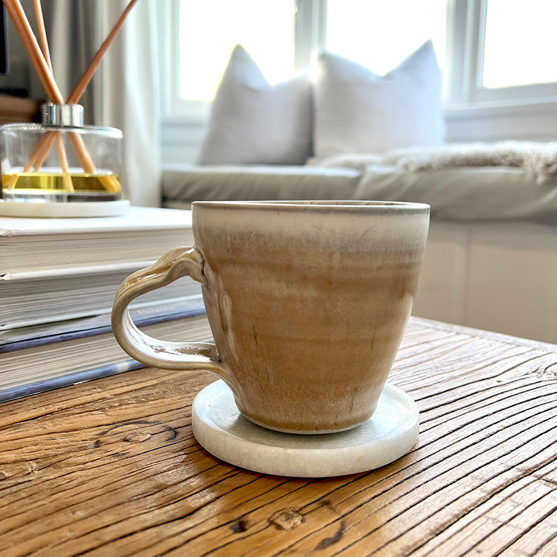 Round Marble Coasters | Set of 4