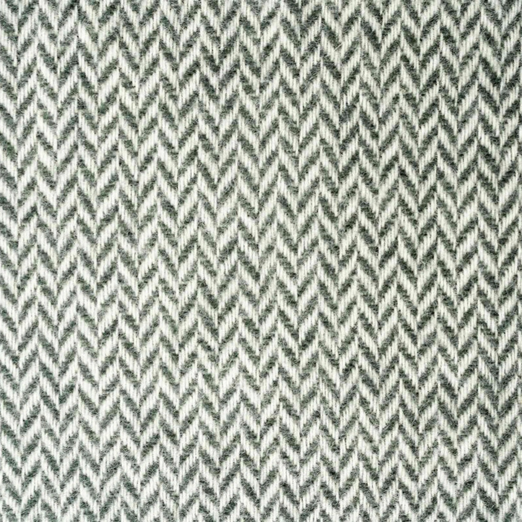 NZ Lambs Wool Throw | Goss Green Chevron