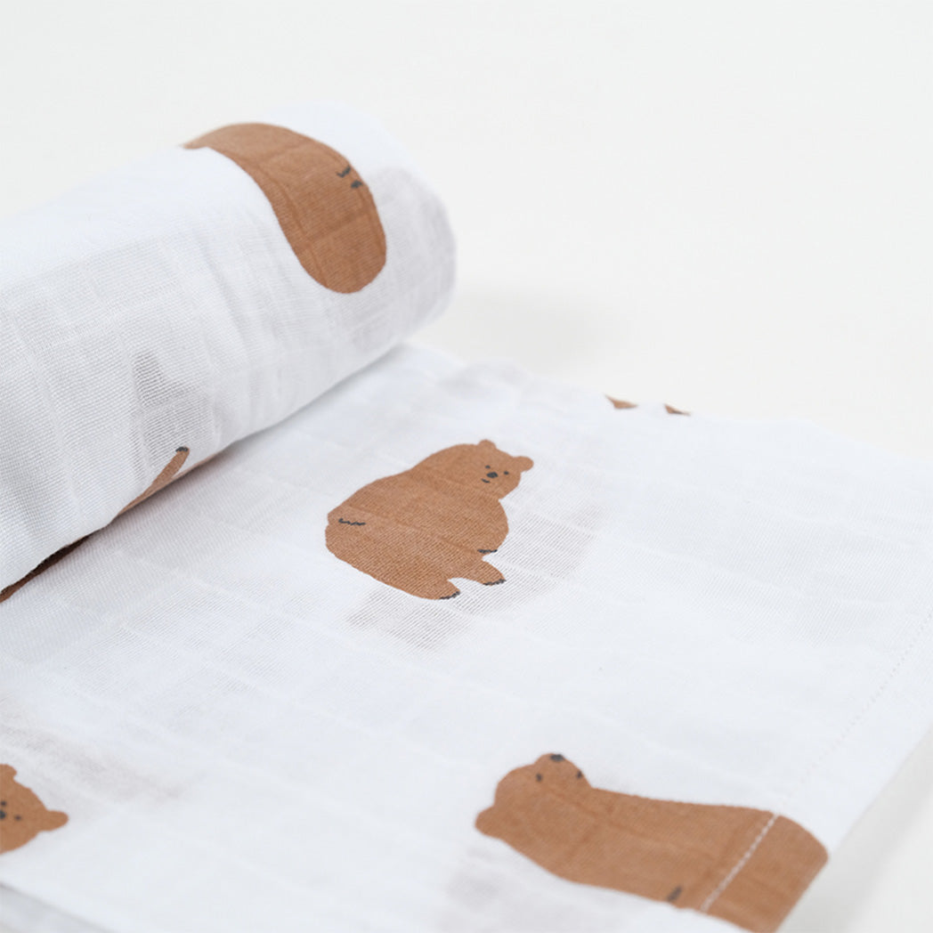 Muslin Wrap - Chubby Bear
