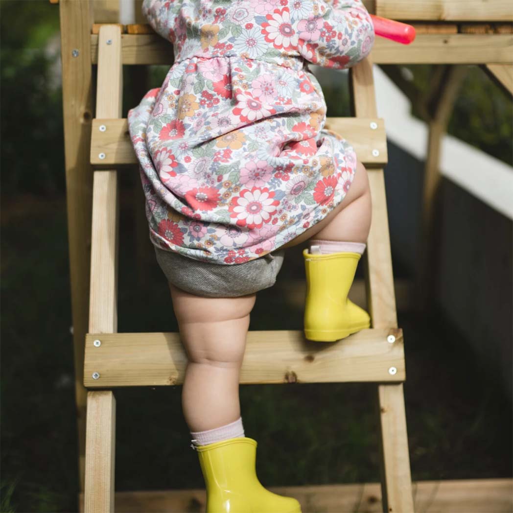 Baby Merino Wool Crew Socks | Dahlia