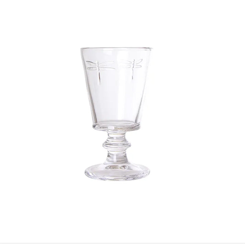 Dragonfly Wine Goblet