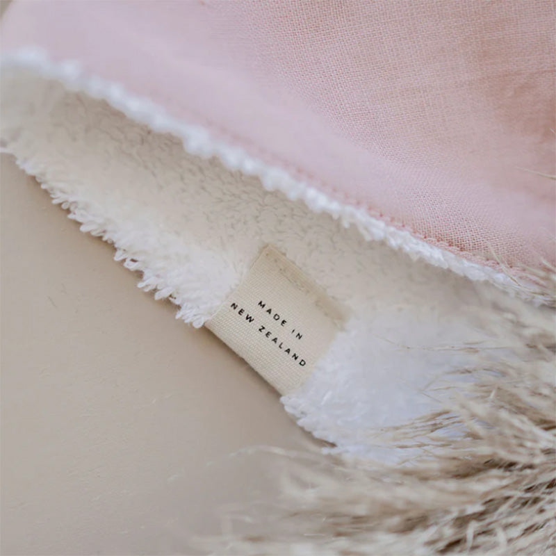 Linen/Towelling Dribble bib - Ballet
