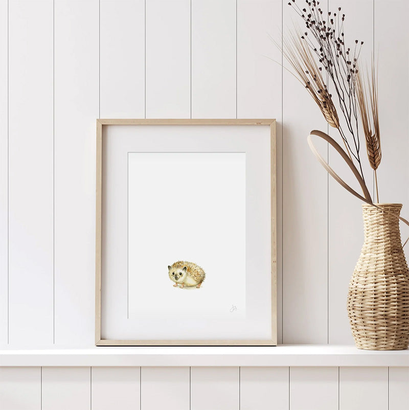 A4 Woodland Hedgehog | Limited Edition Print - Unframed