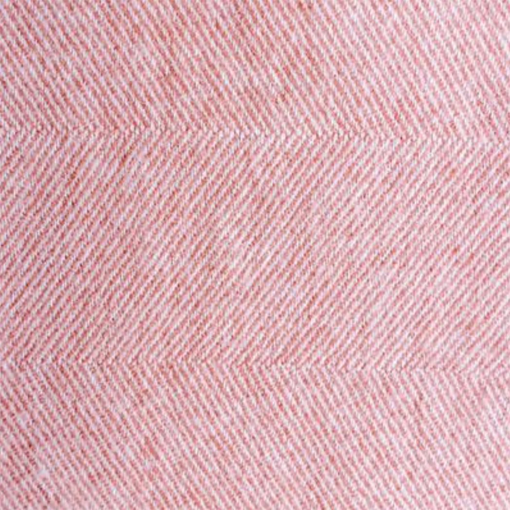 NZ Lambs Wool Throw | Pipipi Pink Herringbone