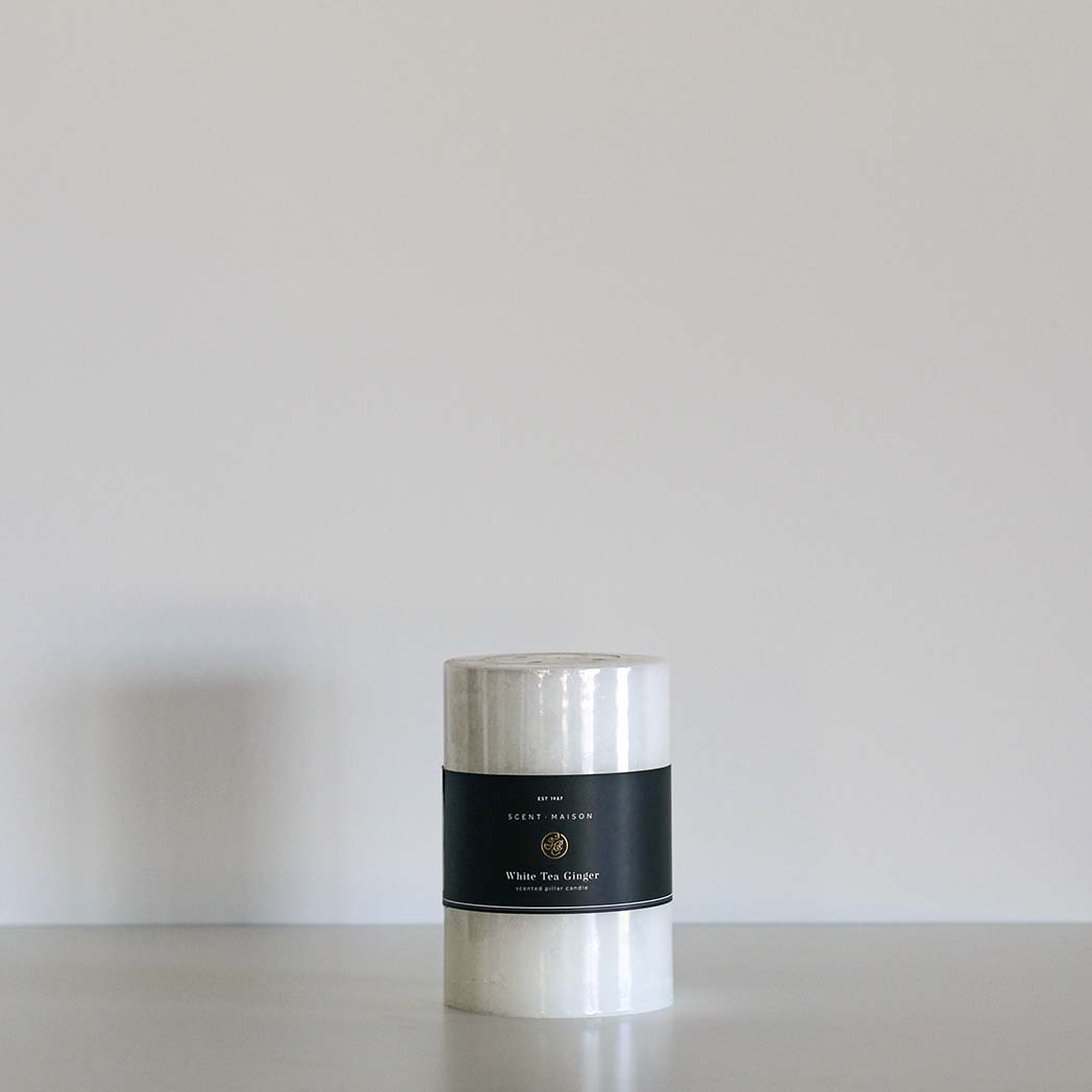 Pillar Candle | White Tea Ginger (L)