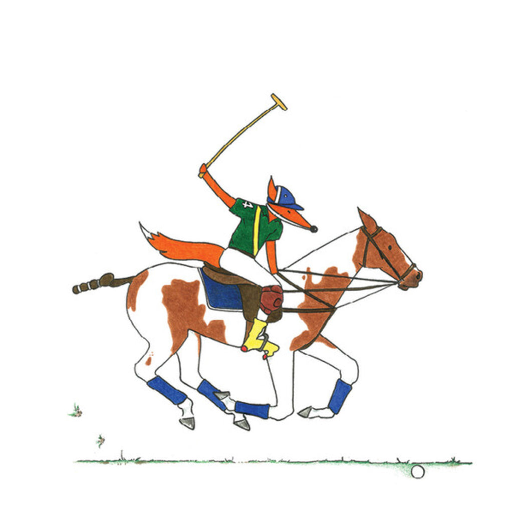 Polo Fox | Greeting Card