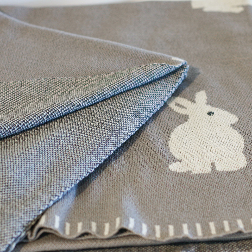 Bunny Grey Throw