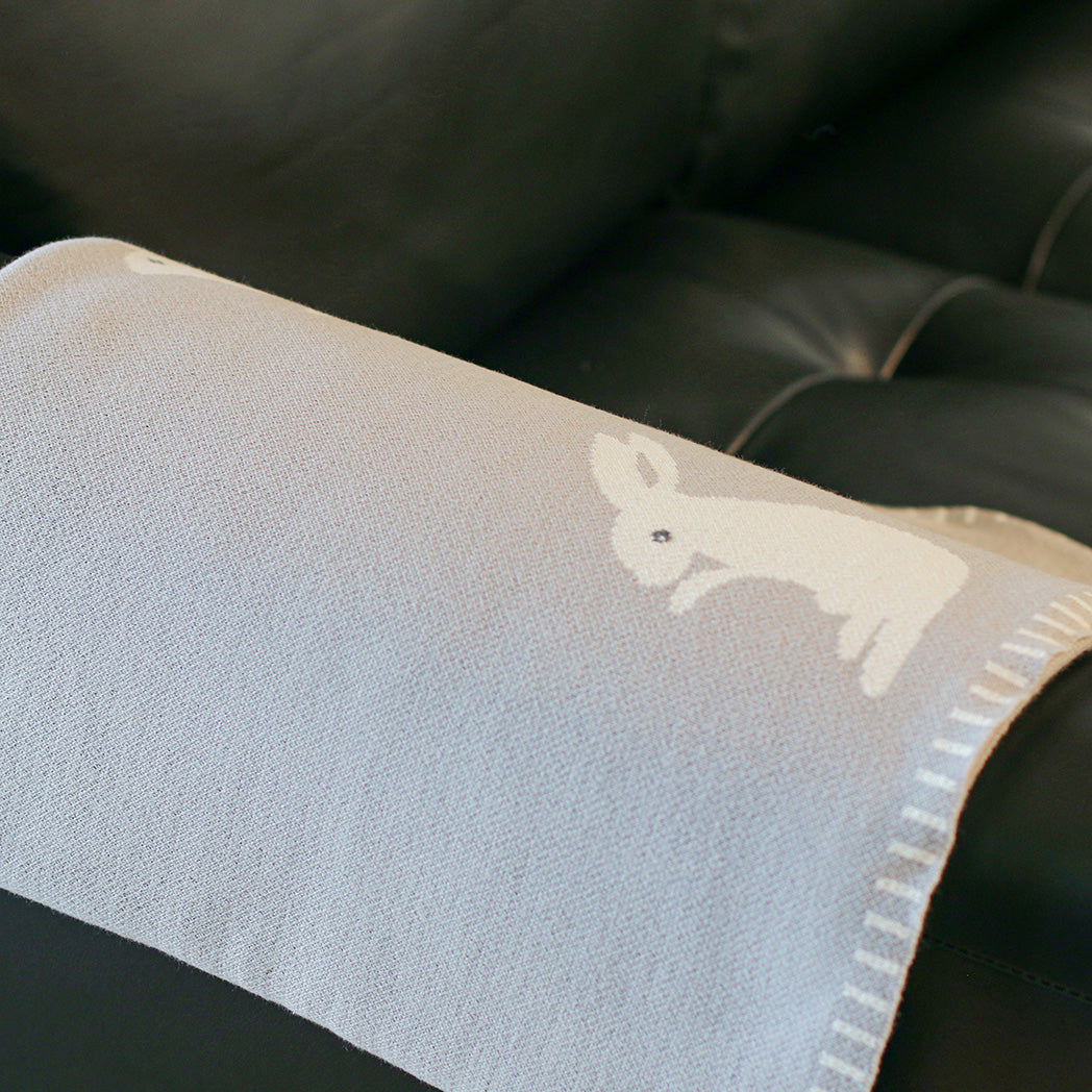 Bunny Grey Throw