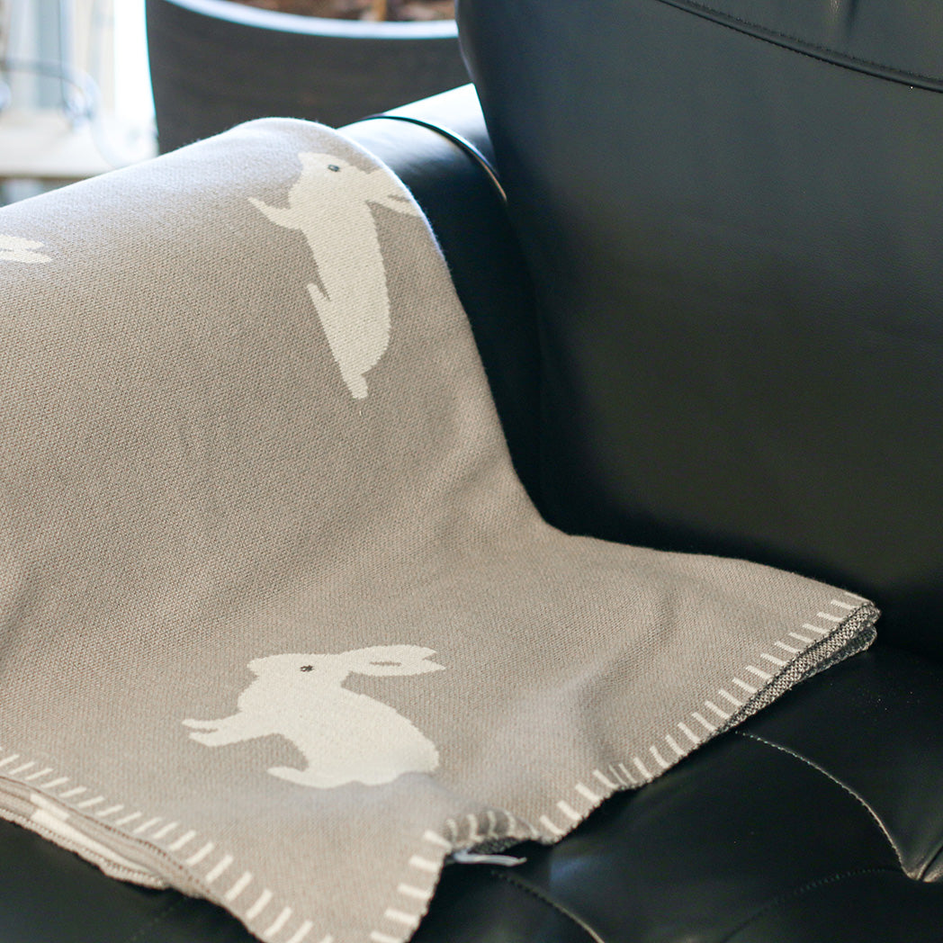 Bunny Grey Throw