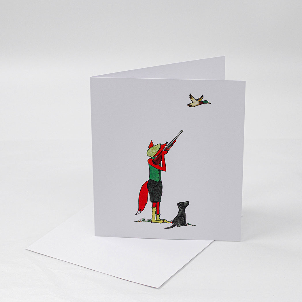 Shooting Fox | Greeting Card