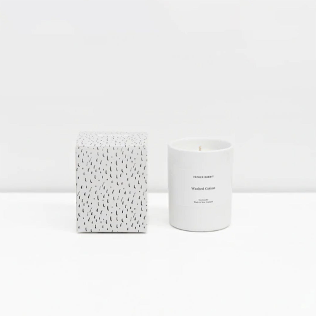 Soy Scented Candle | Washed Cotton
