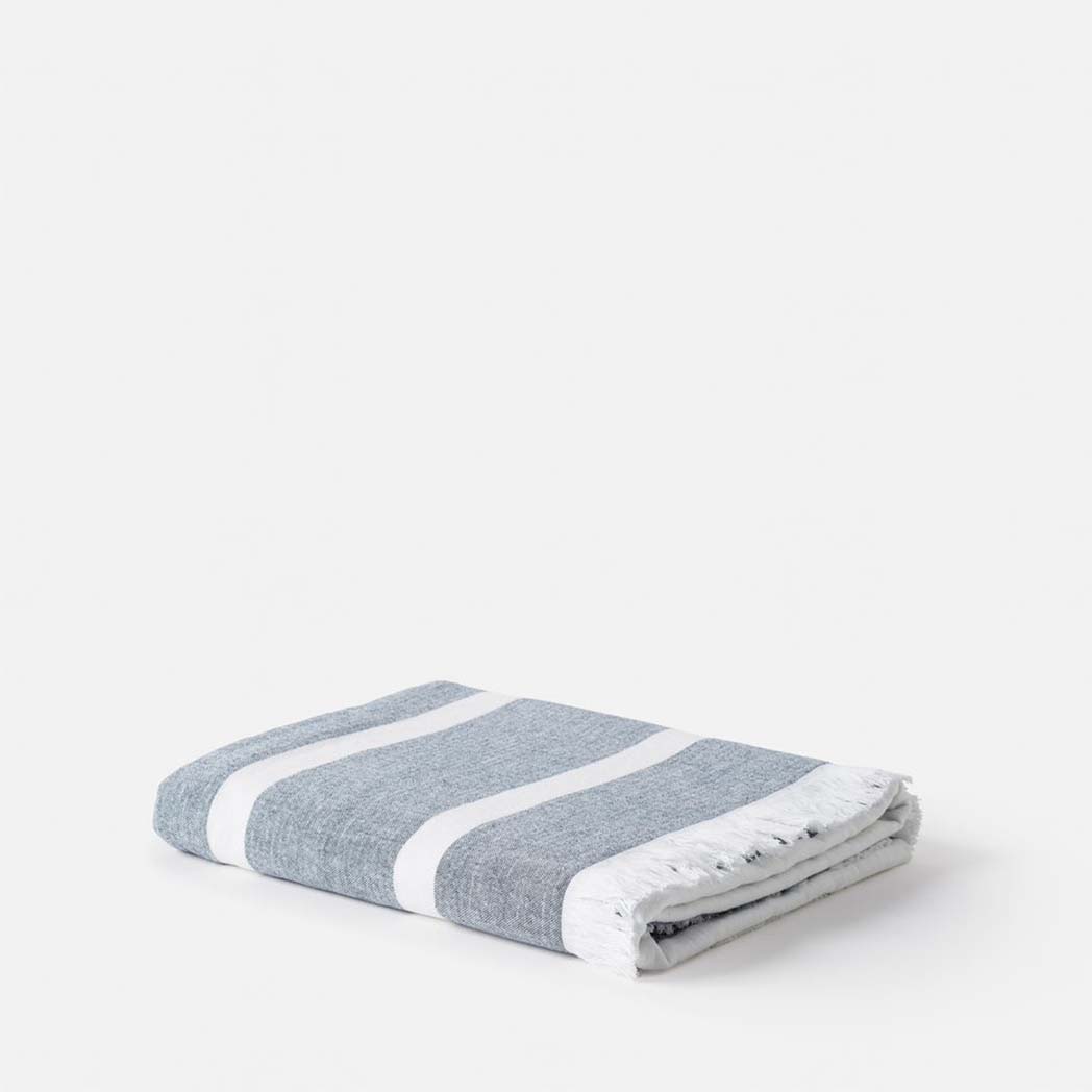 Stripe Organic Cotton Beach Towel