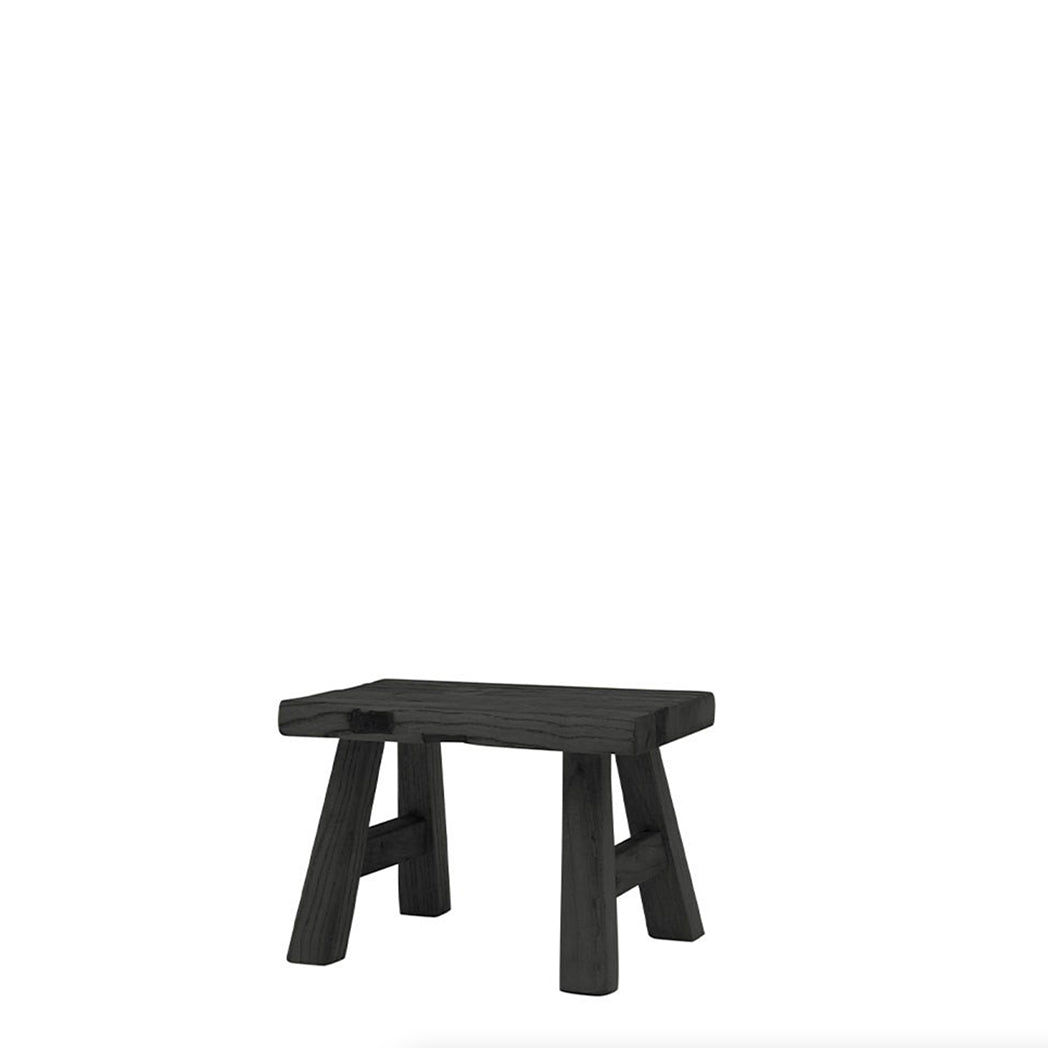 Black Parq Foot Stool - Rectangle