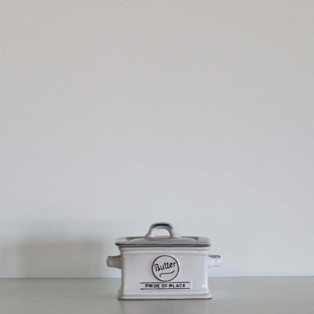 Butter Dish | White