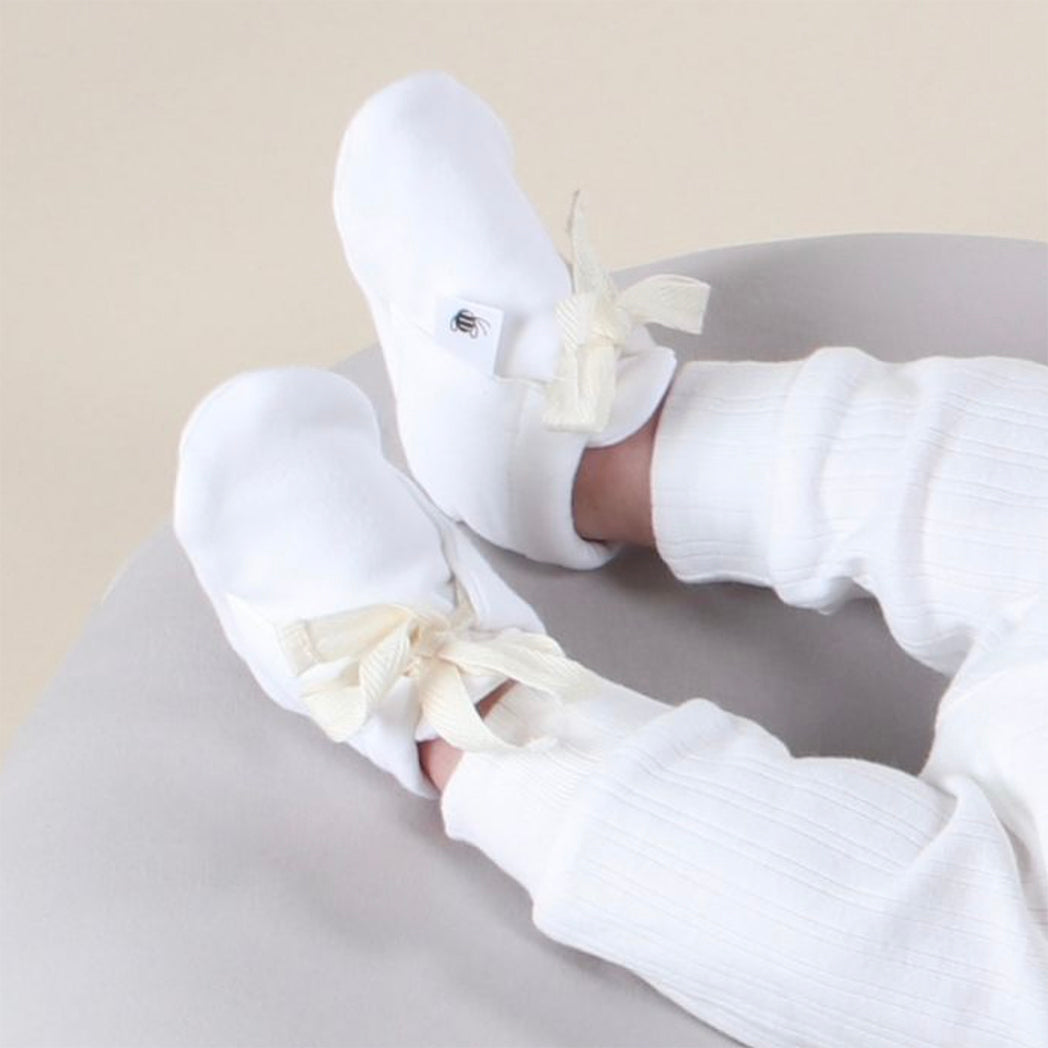 Cotton Tie Booties