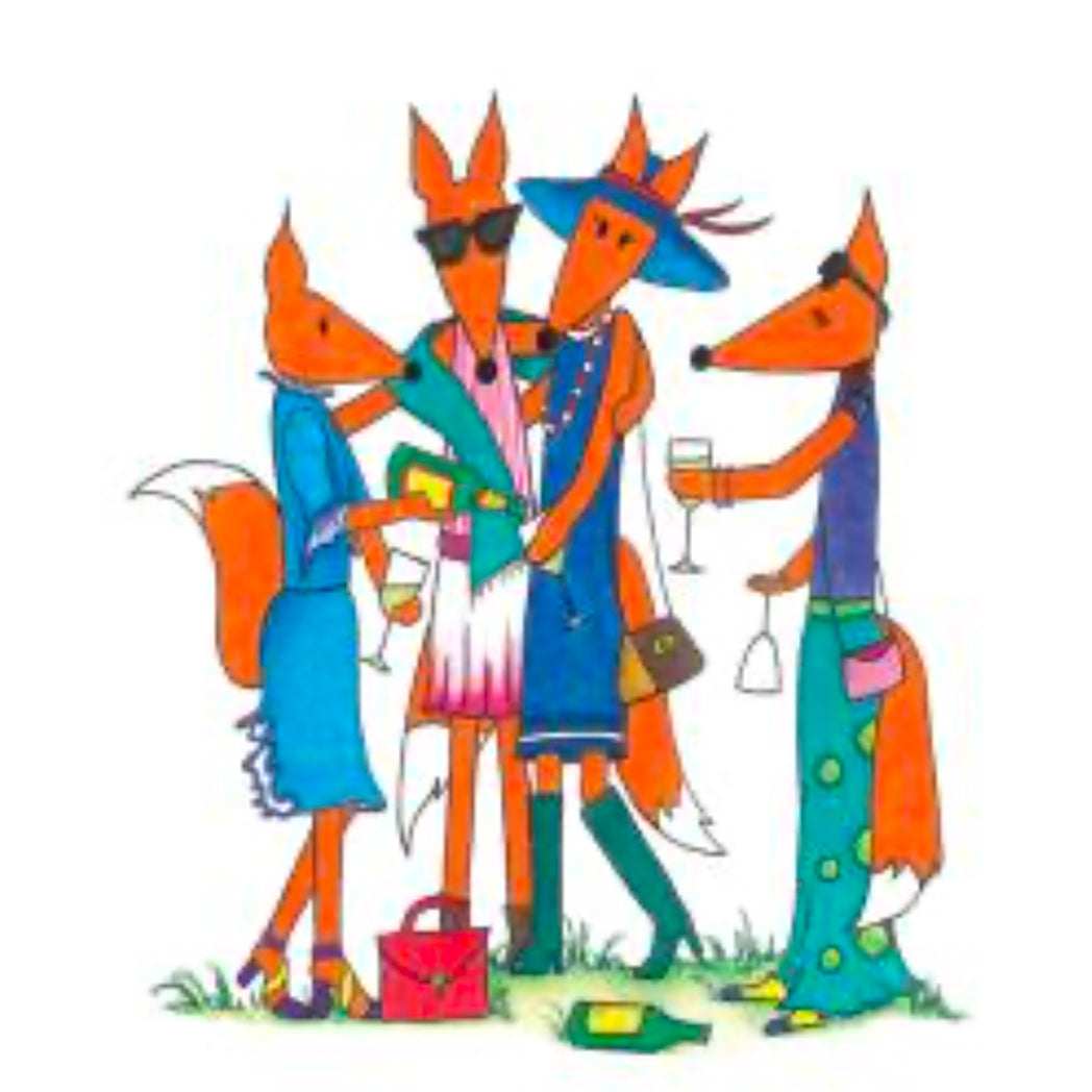 Foxy Ladies | Greeting Card