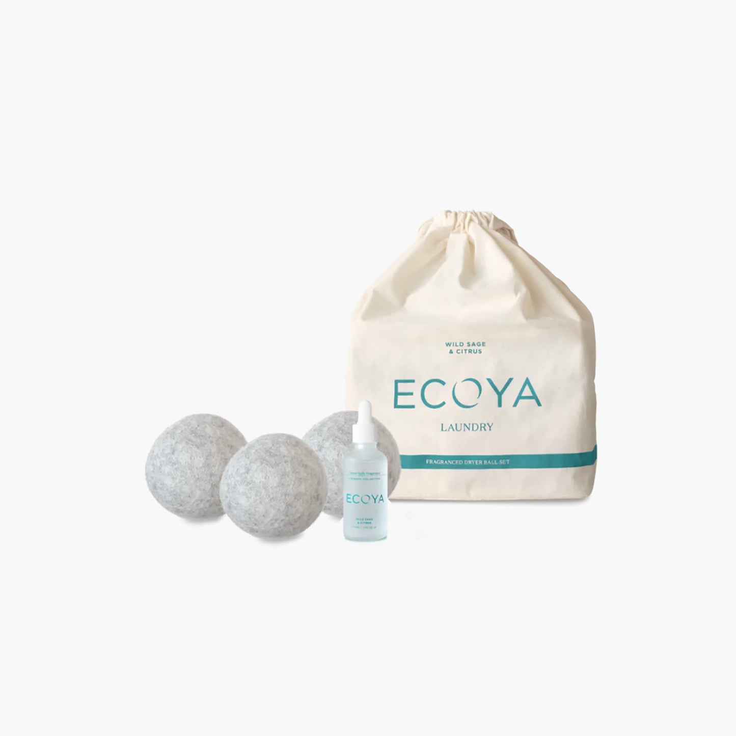 Wild Sage & Citrus Laundry Dryer Ball Set