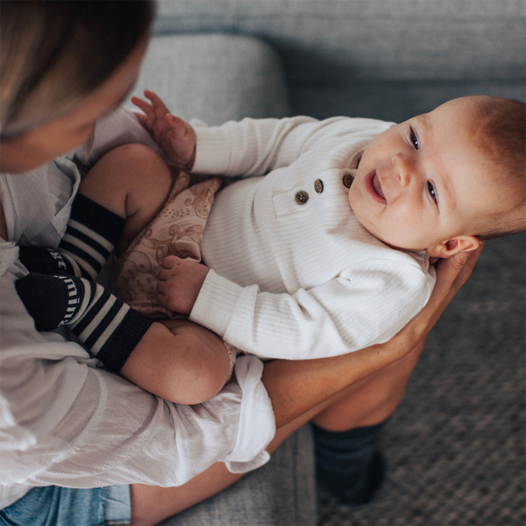 Baby Merino Wool Crew Socks | SLATE