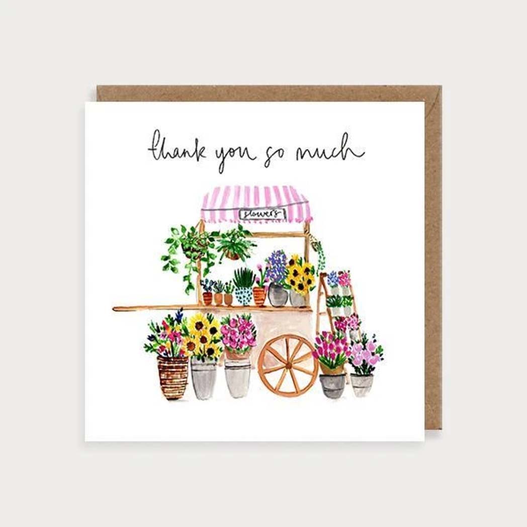 Thank You Flower Market | Greeting Card