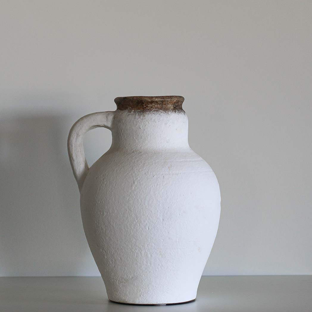 Tuscan One Handle Carafe | White