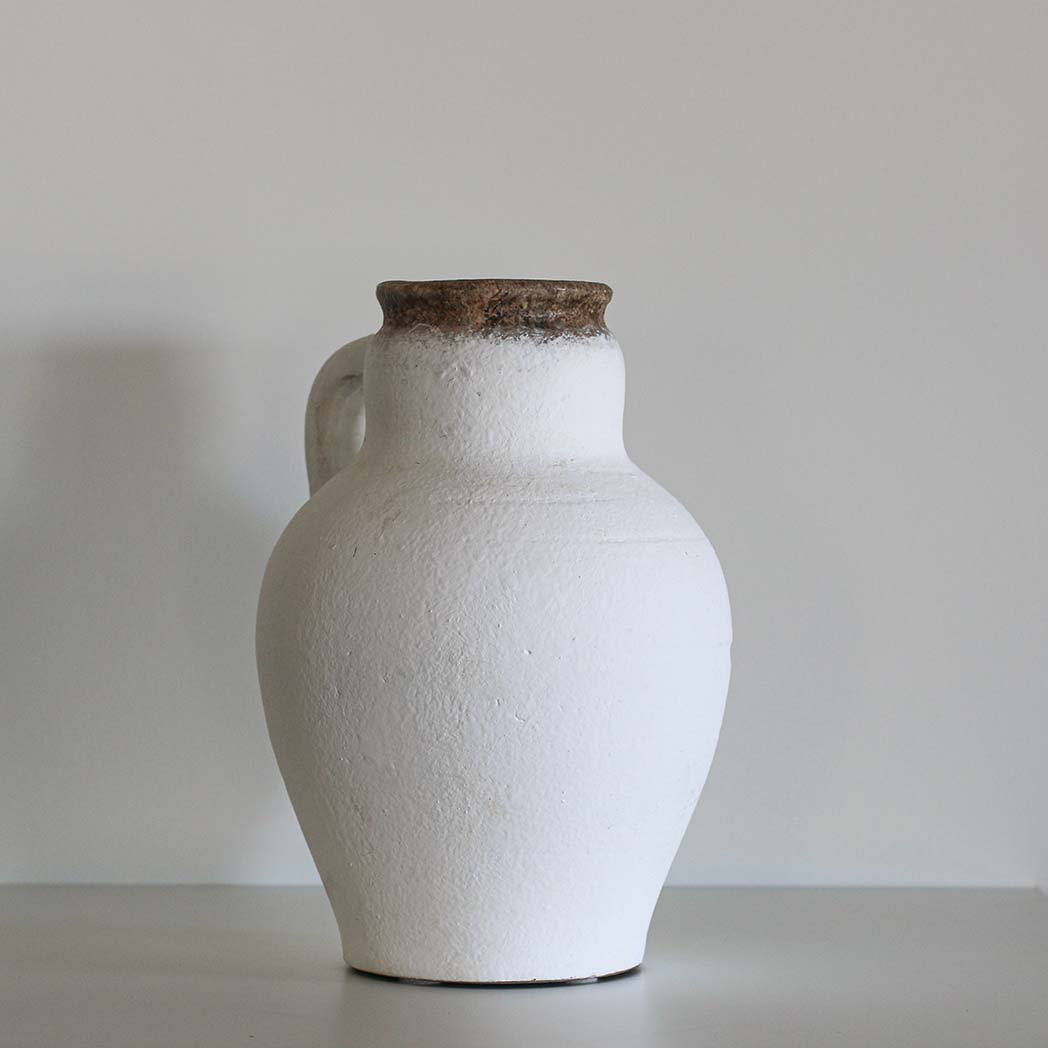 Tuscan One Handle Carafe | White