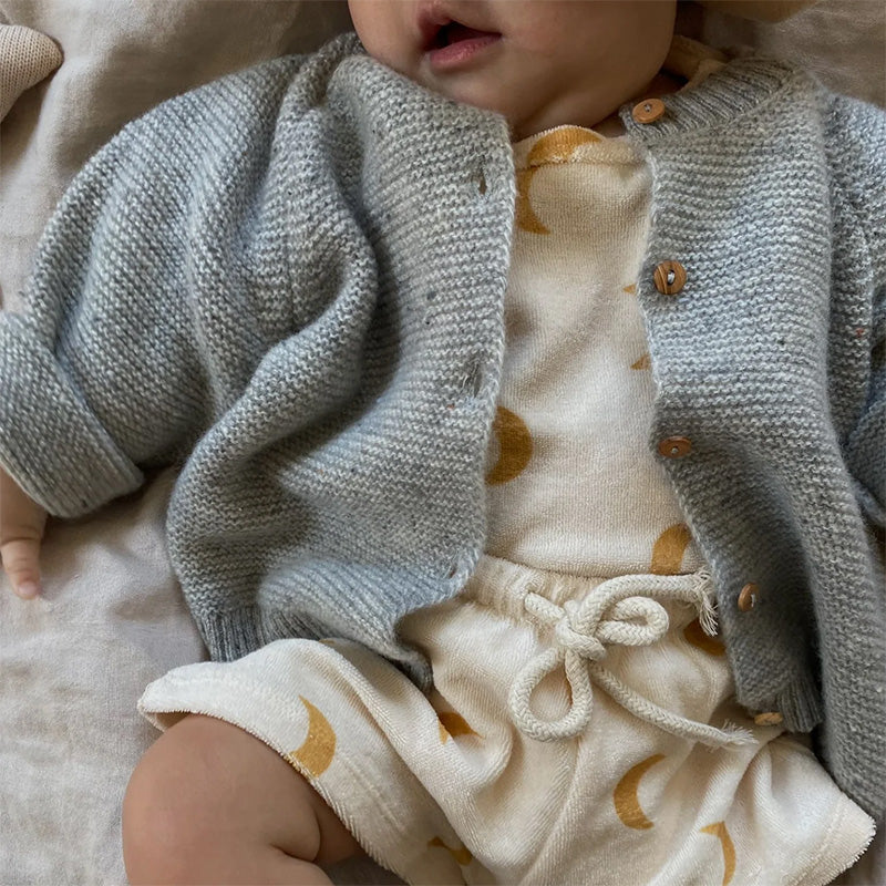 Baby Wool Cardigan | Feather