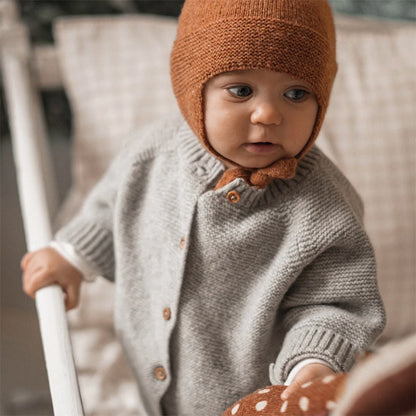 Baby Wool Cardigan | Feather