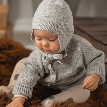 Baby Wool Cardigan | Feather