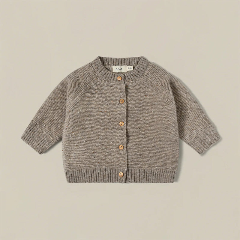 Baby Wool Cardigan | Oatmeal