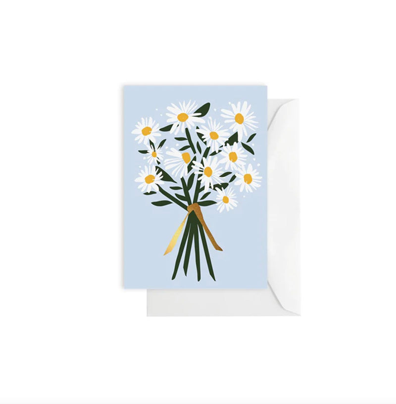 Daisies Blue | Greeting Card