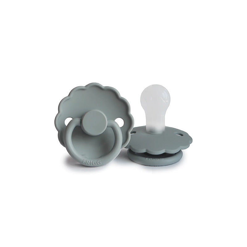 Daisy Silicon Pacifier - French Grey