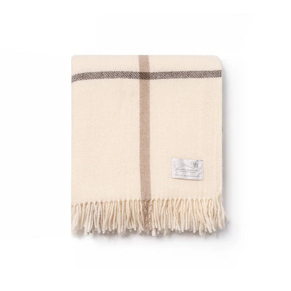 NZ Lambs Wool Throw | Waitoka White