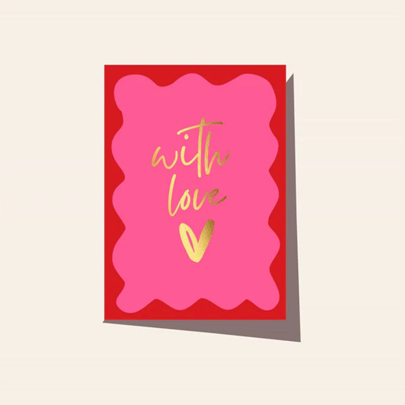 Wavy With Love | Greeting Card