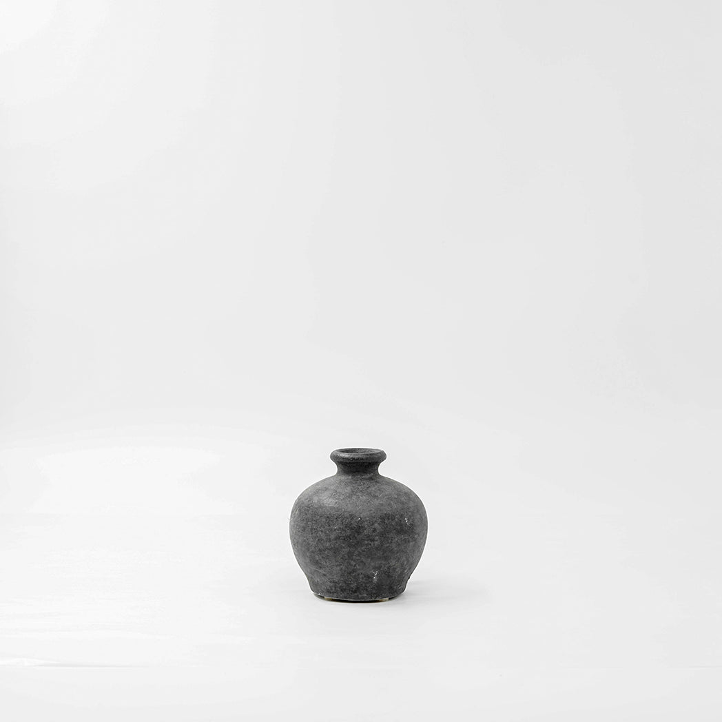 Gun Metal Rustic Mini Vase