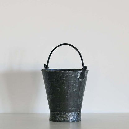 Mini original Iron Bucket w/ Wooden Handle (s)