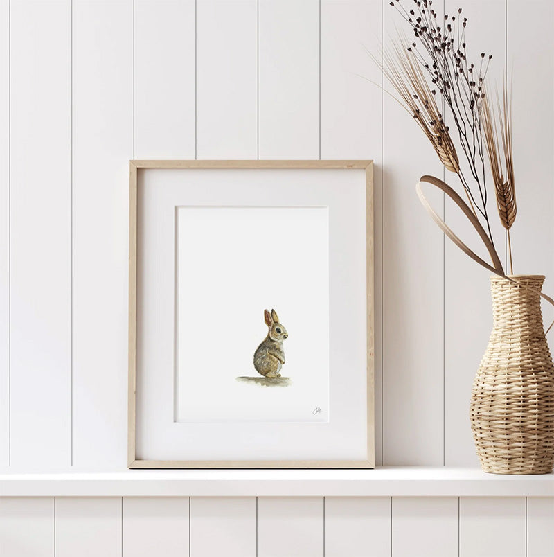 A4 Woodland Bunny | Limited Edition Print - Unframed