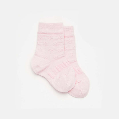 Baby Merino Wool Crew Socks | Dahlia