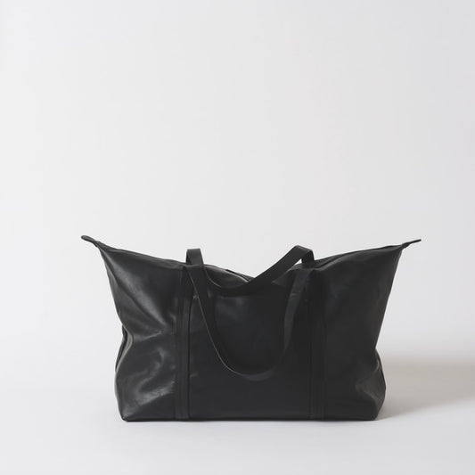 Frank Leather Duffle Bag | Black
