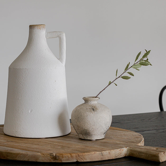 Grey Rustic Mini Vase