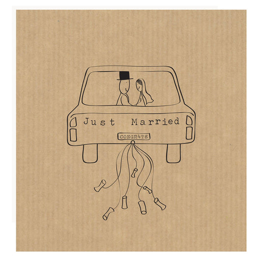 Just Married | Greeting Card