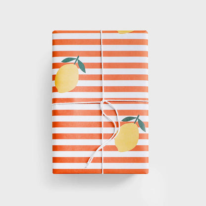 Wrapping Paper | Lemon Stripe