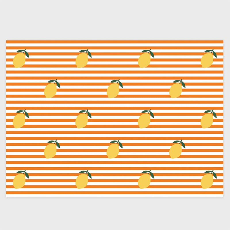 Wrapping Paper | Lemon Stripe