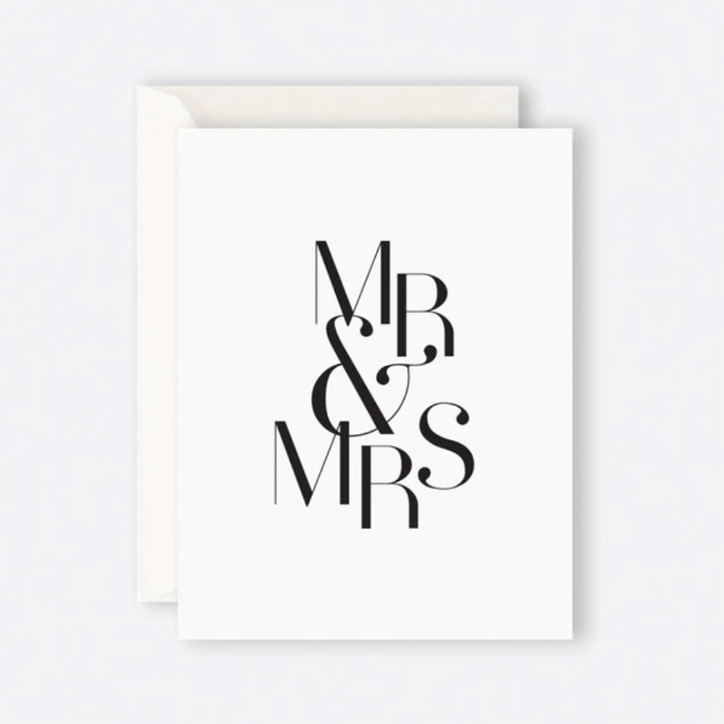 Mr & Mrs | Greeting Card