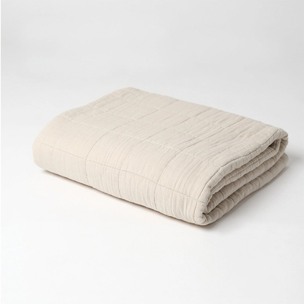 Muslin Cotton Quilt - Linen