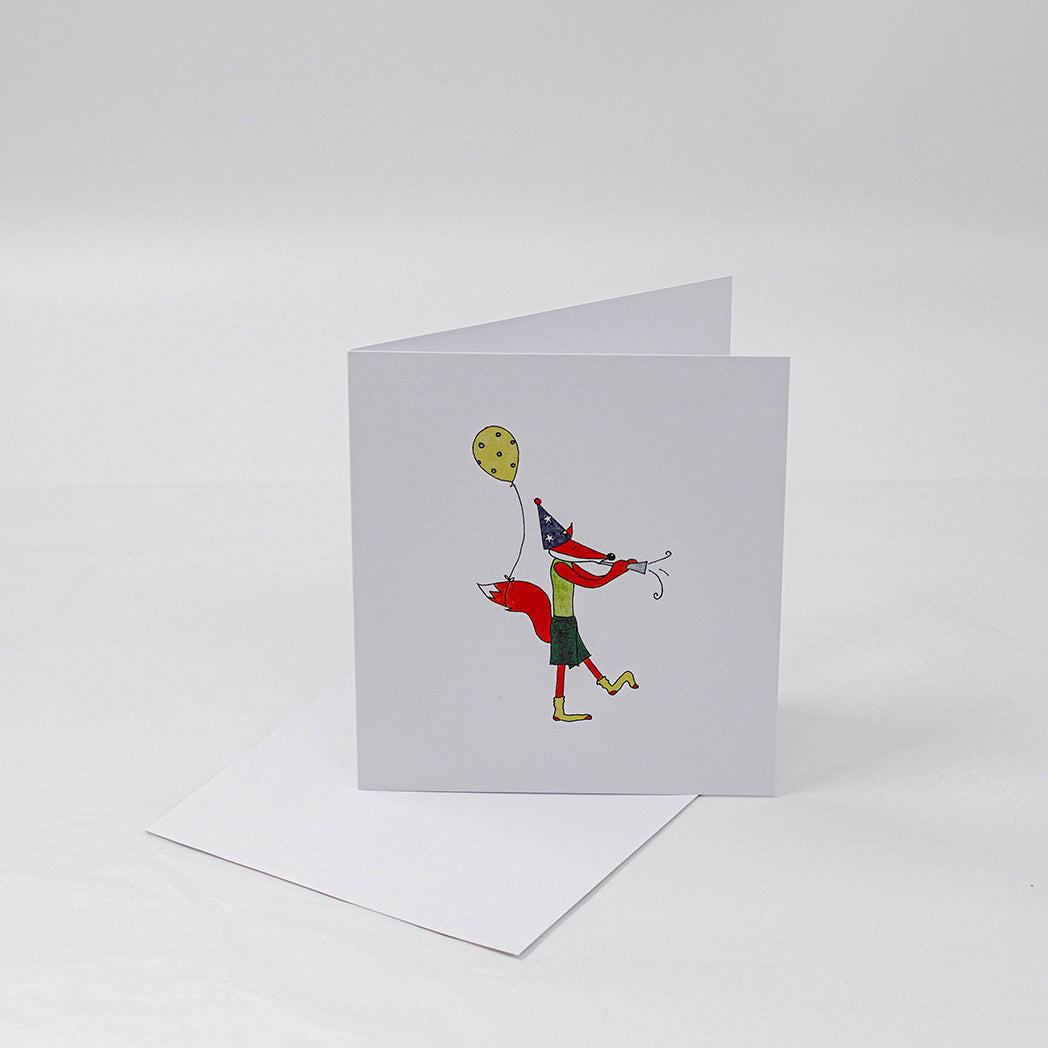 Party Fox | Greeting Card