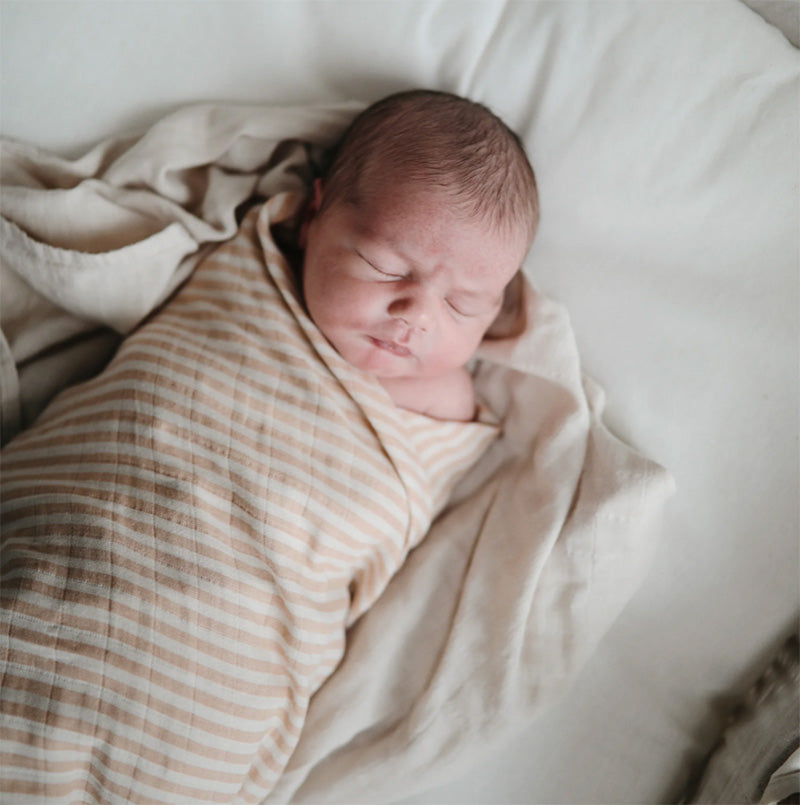 Swaddle - Natural Striped