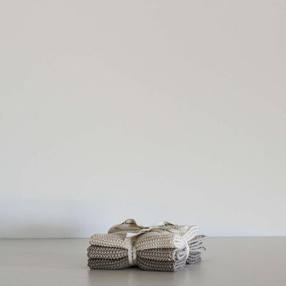 Wash Cloth | Taupe - Set of 3