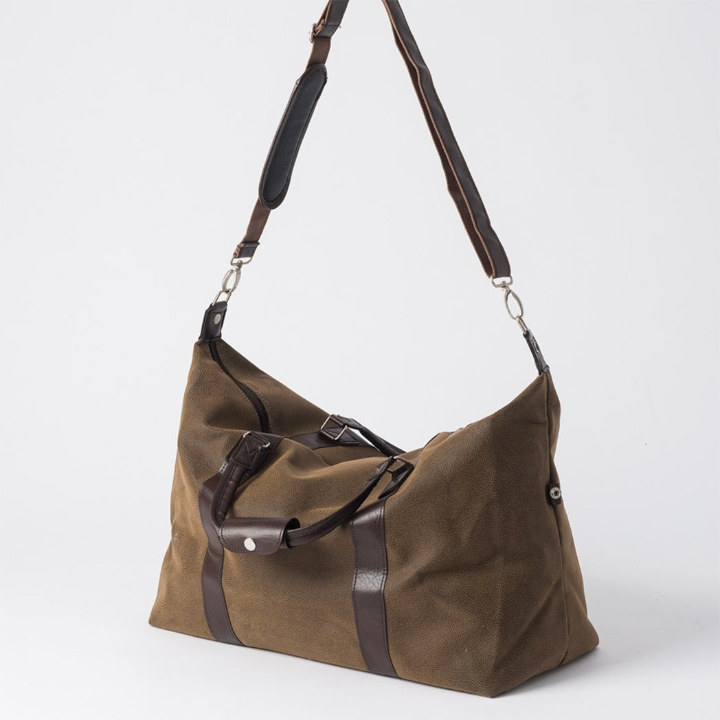 Weekender Bag w/ Brown Handles | Brown